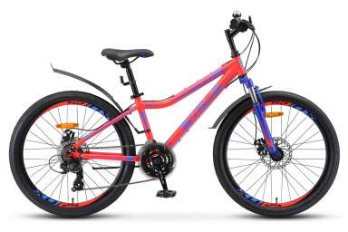 Горный велосипед (26 дюймов) Stels - Navigator 410
MD 21-sp 24” V010 (2019) Р-р = 13; Цвет: Красный 