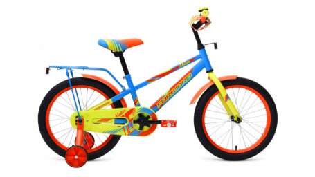 Детский велосипед FORWARD Meteor 18 голубой/зеленый (2019)