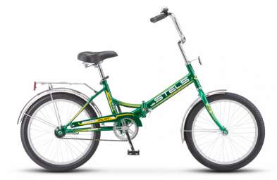 Городской велосипед STELS Pilot 410 20 Z011 зеленый/желтый 13,5” рама (2018)
