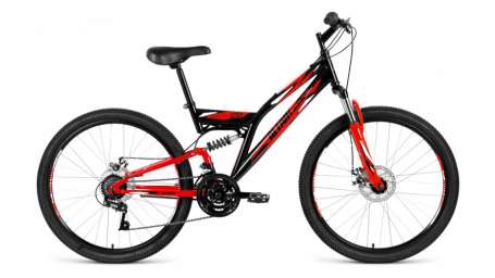 Горный (MTB) велосипед MTB FS 26 Disc черный/красный 16” рама