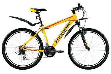Горный велосипед (26 дюймов) Forward - Next 1.0 (2016)
Р-р = 15; Цвет: Желтый (Матовый)