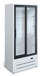 Холодильный шкаф-витрина МариХолодМаш Эльтон 0.7У купе (4.300.071-08), двухдверный, для напитков, 58