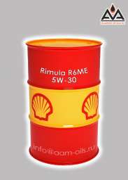 Моторное масло Shell Rimula R6 ME 5W-30 EU 209 л
