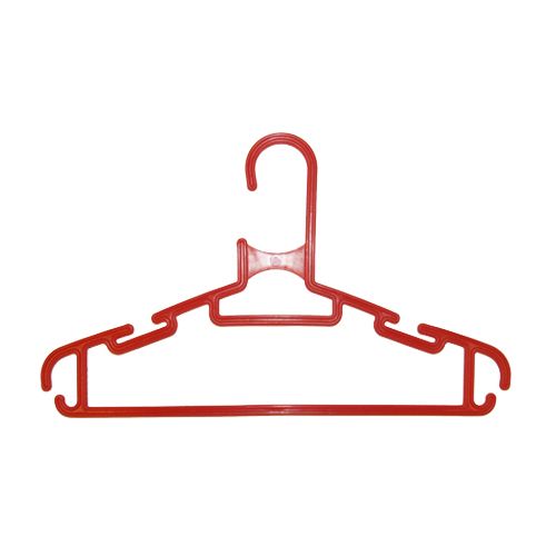 VD Детская люкс, L=28см, красная плечики для одежды из пластика детская, с перекладиной, ширина 280м