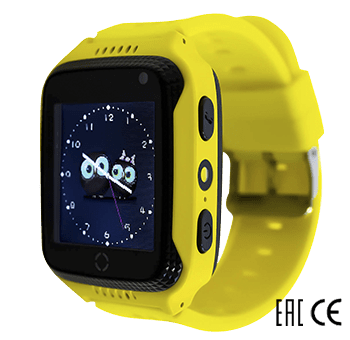 Часы Smart Baby Watch G100 желтые