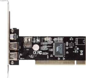 Контроллер PCI VIA6307 1xIEEE1394(4p) 2xIEEE1394(6p) Bulk