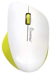 Мышь Smartbuy 309AG White-Yellow, беспроводная