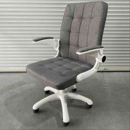 Кресло офисное с регулируемой спинкой и без подножки 981 серая