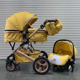 Детское 4-х колёсное шасси Luxmom 518 3в1 Жёлтый