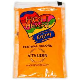 Краска Холи “HOLI HEART Enjoy” оранжевая, 120г.