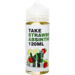 Жидкость для электронных сигарет Take в белом Strawberry absinthe, (3 мг), 120мл
