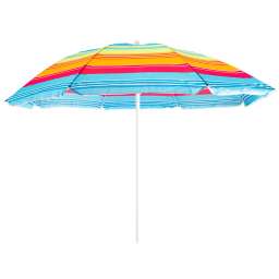 Зонт пляжный складной “ПОЛОСАТЫЙ” h=170см, d=160см НТО1-0024