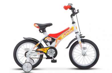 Детский велосипед STELS Jet 14 Z010 белый/красный 8,5” рама (2017)