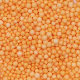 Мелкие Пенопластовые шарики для слаймов (упак. 8x11 см, Оранжевые)