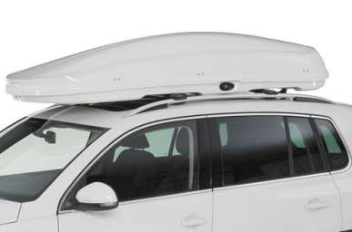 Аэродинамичный автобокс на крышу Whispbar WB753 White ( белый глянец )