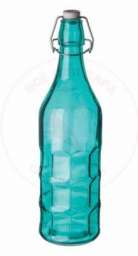 Бутылка для масла и уксуса 1000 мл голубая с крышкой 81200144