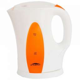 Эльбрус Чайник электрический 1л -3 белый с оранжевым (Р)