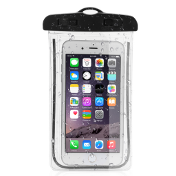 Универсальный водонепроницаемый чехол для смартфона 5.5” (черный)