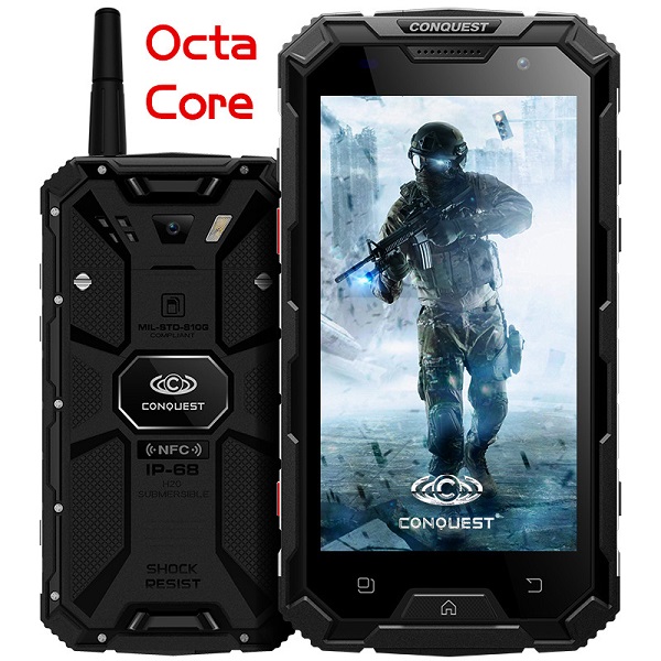 Смартфон с рацией Conquest S8+ Pro OctaCore (4+64GB)