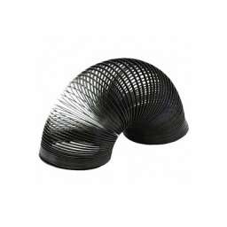 Ретро-пружинка “Slinky”, цвет черная сталь