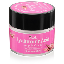 Ekel Hyaluronic Acid Ampule Cream - Крем для лица с гиалуроновой кислотой 70мл