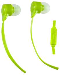 Наушники Perfeo Handy с микрофоном зеленые