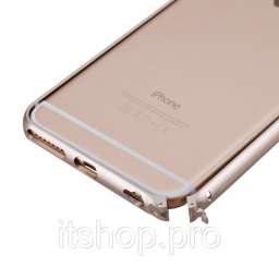 Бампер iphone 6 aluminium золотой
