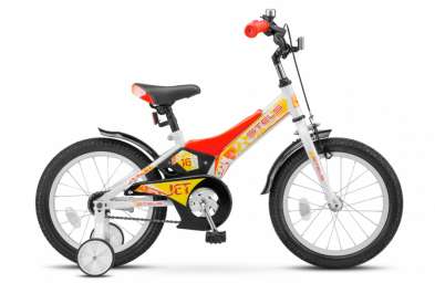 Детский велосипед STELS Jet 16 Z010 белый/красный 9” рама (2018)