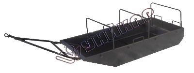 Волокуши С-15МТ (волокуши металлические под тент, со съемными дугами) УНИКАР