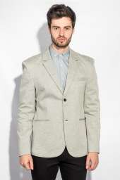 Пиджак мужской классическая модель 197F027-3 (Светло-серый)