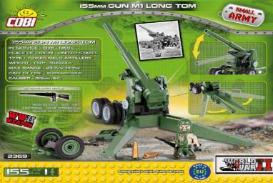 Конструктор COBI 155 mm Gun M1 Long Tom -