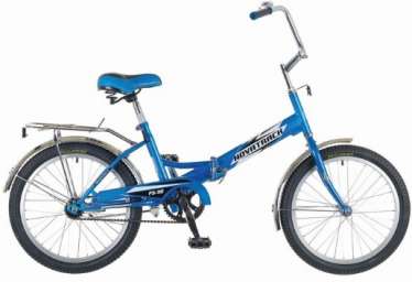 Велосипед NOVATRACK FS30 синий 20”
