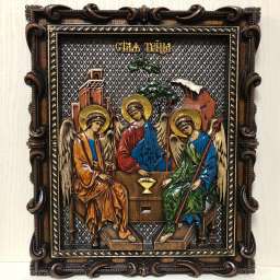 ШОУ-РУМ В МОСКВЕ: Икона резная “Святая Троица”