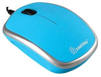 Мышь Smartbuy 313 Silver-blue, USB