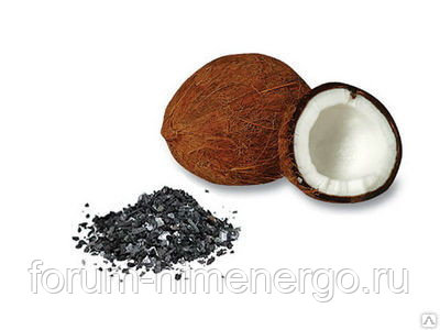 Активированный уголь кокосовый Naturica, меш. 25 кг.