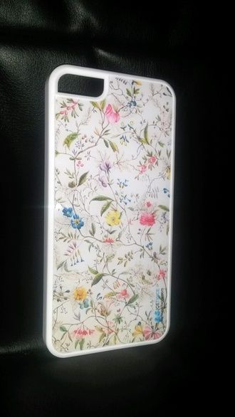 Чехол Soft-touch  для iPhone 5/5s с ювелирной смолой. Коллекция “Цветы”    Арт.869