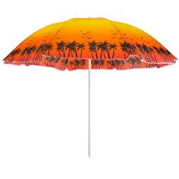 Зонт пляжный складной “САФАРИ” h=190см, d=180см НТО1-0017