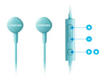 Гарнитура Samsung HS1303LEGRU голубая  Samsung