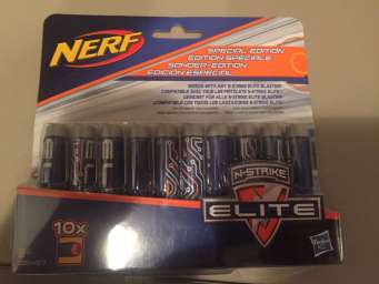 Nerf N-STRIKE ELITE 10 SPECIAL EDITION ELITE DARTS PACK (СИНИЙ) (кол-во: 100шт)