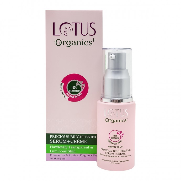Осветляющая крем-сыворотка для лица Пресиос (anti blemish serum) Lotus organics + | Лотус органикс+