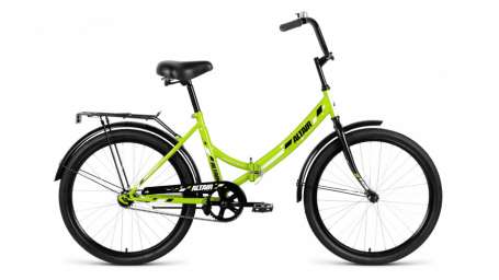 Городской велосипед ALTAIR City 24 зеленый 16” рама