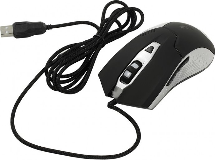 Мышь Oklick 875G Electro Gaming Optical Mouse Black-Silver USB