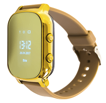Часы Smart Baby Watch T58 золотистые