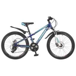 Велосипед подростковый Stinger Aragon 24 (2017) рама 14 синий