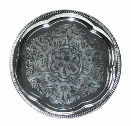 Блюдо круглое хромир.сталь, 35.3 см, FT-2, Gastrorag