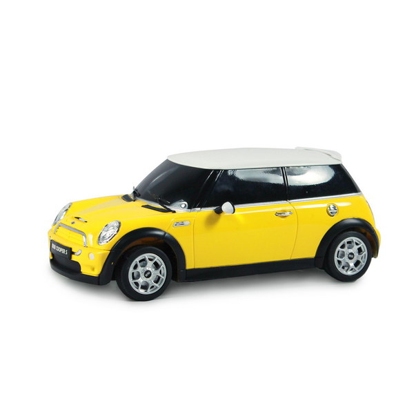 Машина р/у 1:18 Minicooper S, цвет жёлтый 27MHZ -
