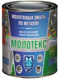 Молотекс зеленый 0,8 кг (молотковая эмаль по металлу “3 в 1”).
