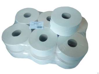 Туалетная бумага 200 метров (2 слоя,1 уп -6 шт, 100% целлюлоза)