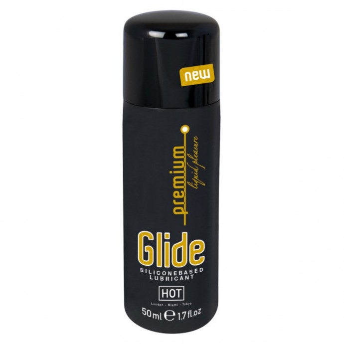 Glide Premium лубрикант на силиконовой основе “Премиум увлажнение” 50 мл HOT PRODUCTION