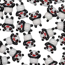 Шармик для слайма Панда радостная, в полный рост 2,2х2,9 см